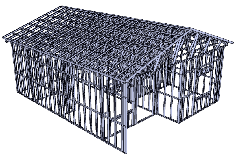 Small House Factory building example